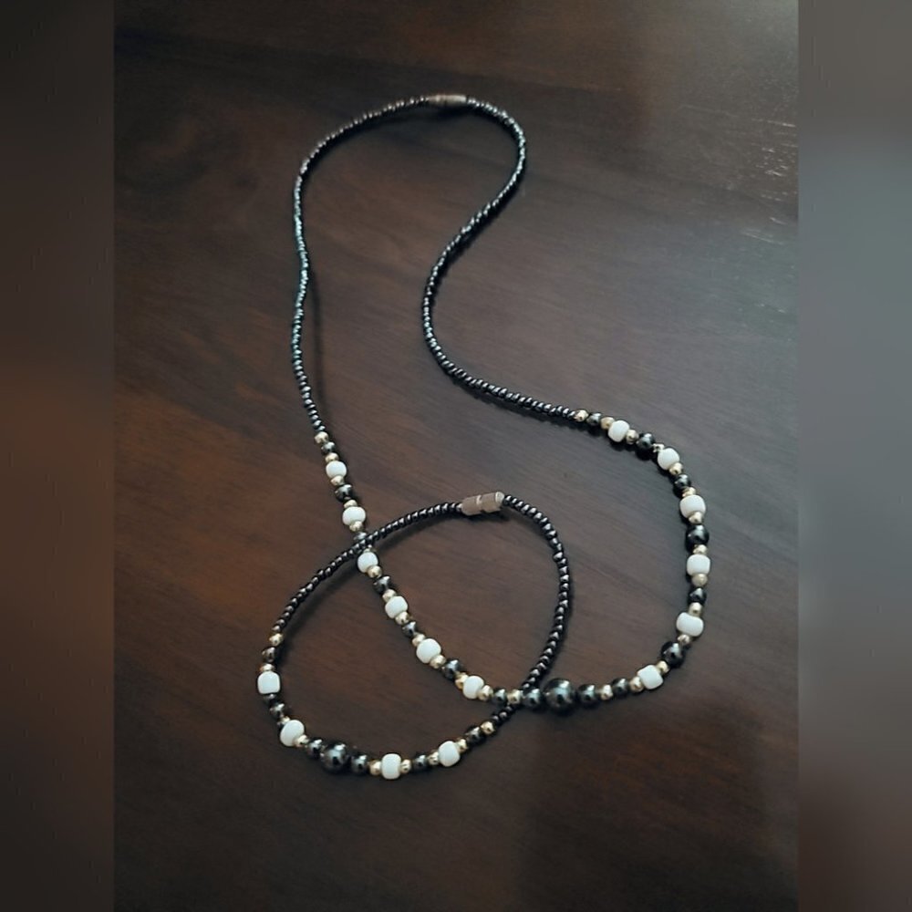 💃 Dazzling Layered Beaded Handmade Necklace 🌴